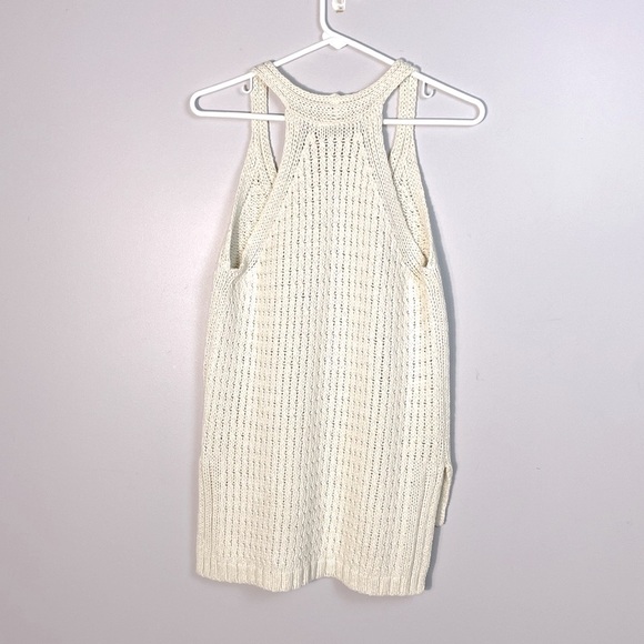 Anthropologie Moth Sunidra Cream Knit Tank Top size small - Picture 7 of 12